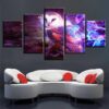 Cool Owl - Animal 5 Panel Canvas Art Wall Decor