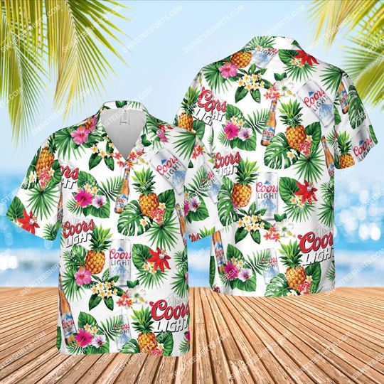 Coors Light Beer Summer Vibes All Over Print Hawaiian Shirt Coors Light Beer Summer Vibes All Over Print Hawaiian Shirt
