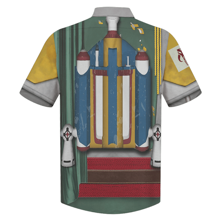 Cosplay Star Wars Boba Fett Hawaiian Shirt Cosplay Star Wars Boba Fett Hawaiian Shirt