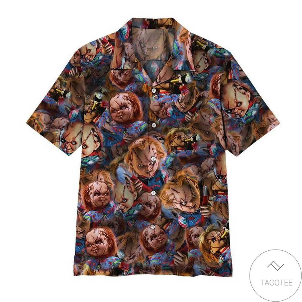 Creepy Chucky Hawaiian Shirt Creepy Chucky Hawaiian Shirt