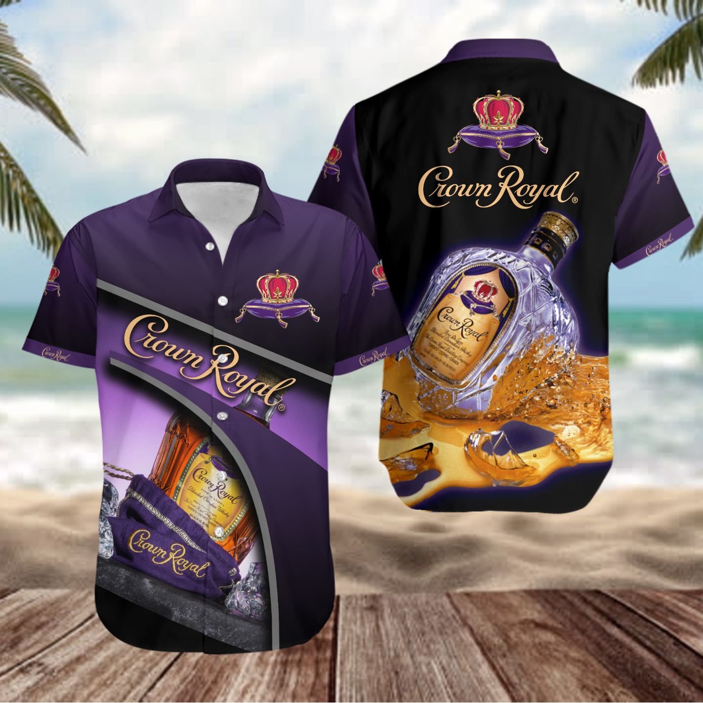 Crown Royal Hawaiian Shirt Crown Royal Hawaiian Shirt