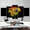 Csgo Counter Strike Global Offensive 02 - Gaming 5 Panel Canvas Art Wall Decor