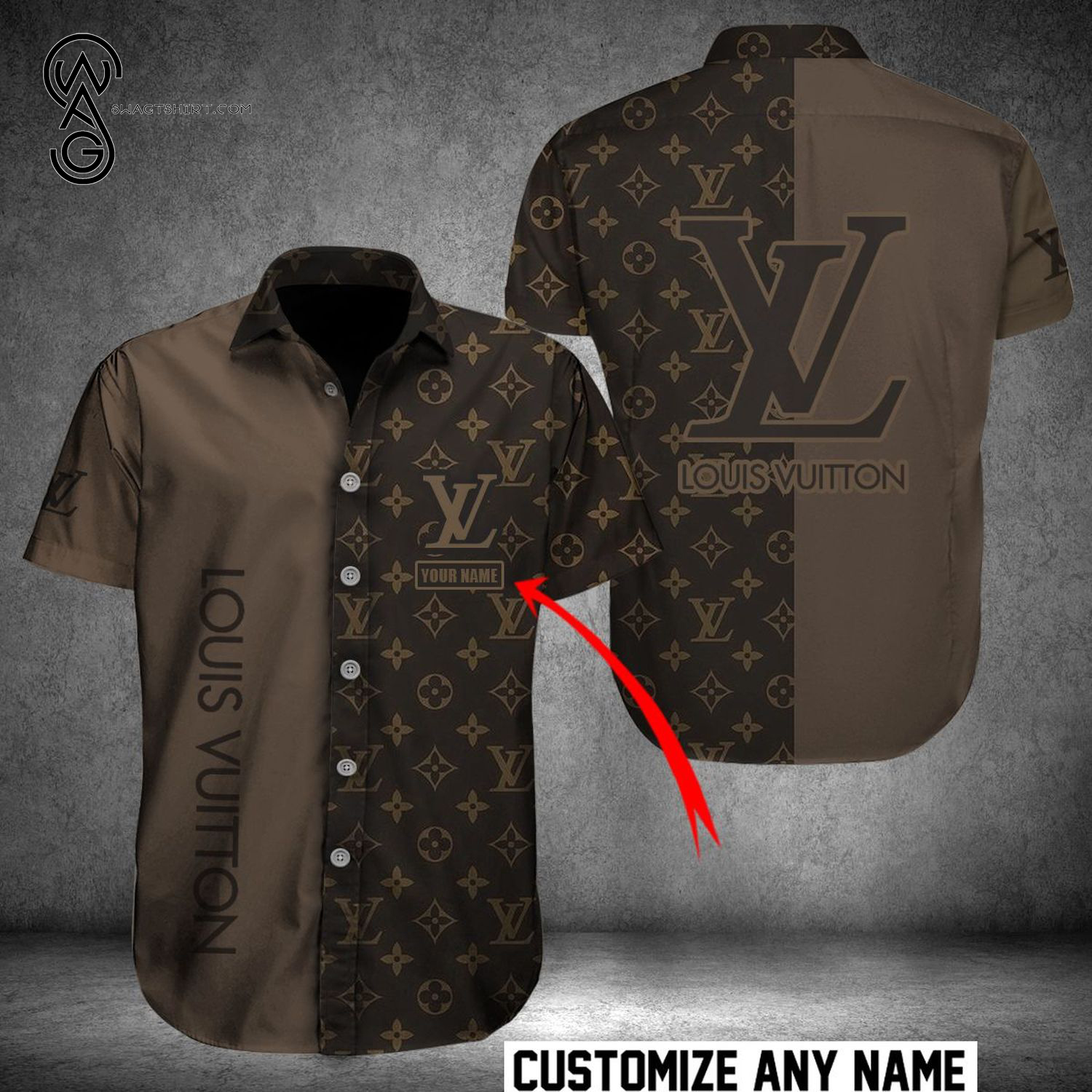 Custom Louis Vuitton Full Print Hawaiian Shirt Custom Louis Vuitton Full Print Hawaiian Shirt
