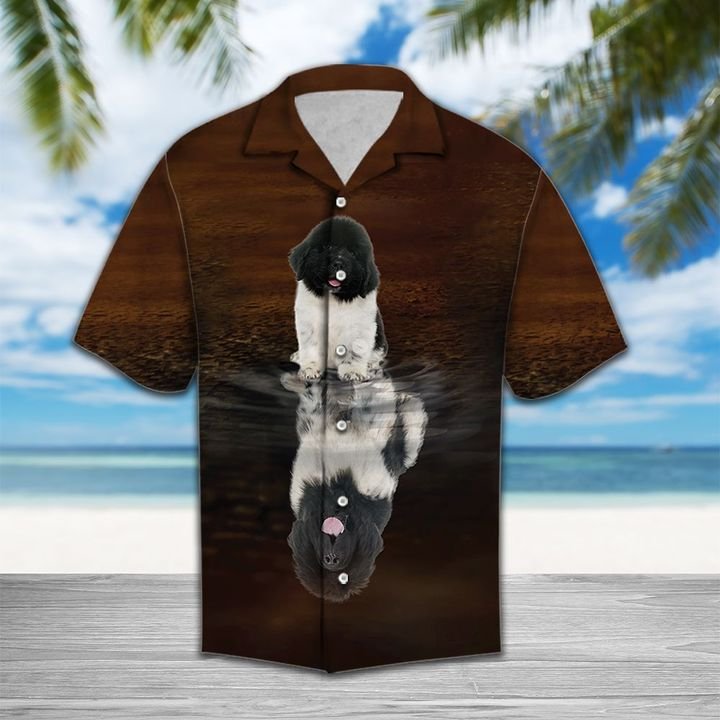 Cute Newfoundland Hawaiian Shirt Summer Button Up Cute Newfoundland Hawaiian Shirt Summer Button Up