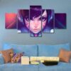 DVA - Gaming 5 Panel Canvas Art Wall Decor
