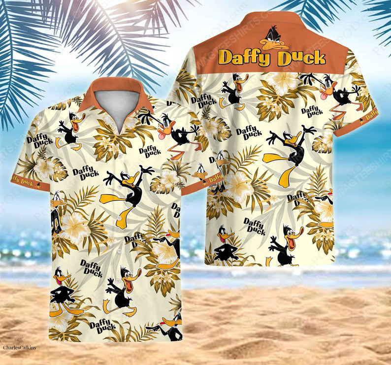 Daffy Duck Bugs Bunny Cartoon Warner Bros Hawaiian Shirt Daffy Duck Bugs Bunny Cartoon Warner Bros Hawaiian Shirt