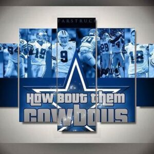 Dallas Cowboys 4 - Sport 5 Panel Canvas Art Wall Decor