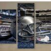 Dallas Cowboys 8 - Sport 5 Panel Canvas Art Wall Decor