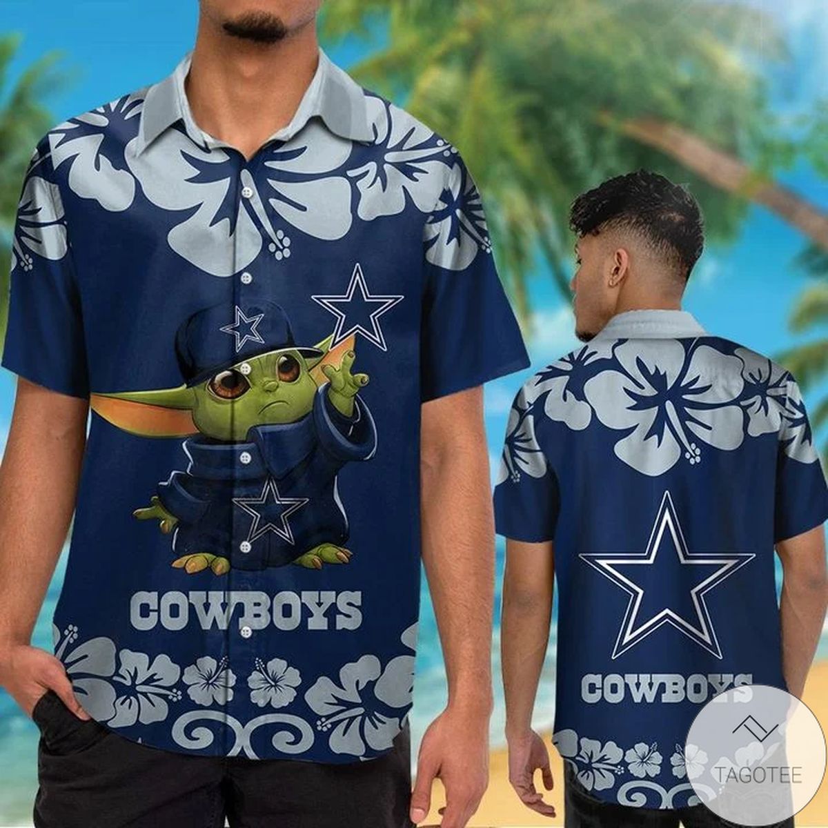 Dallas Cowboys Baby Yoda Hawaiian Shirt Dallas Cowboys Baby Yoda Hawaiian Shirt