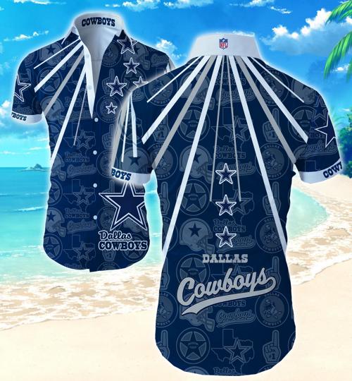 Dallas Cowboys Football Hawaiian Shirt Summer Button Up Dallas Cowboys Football Hawaiian Shirt Summer Button Up