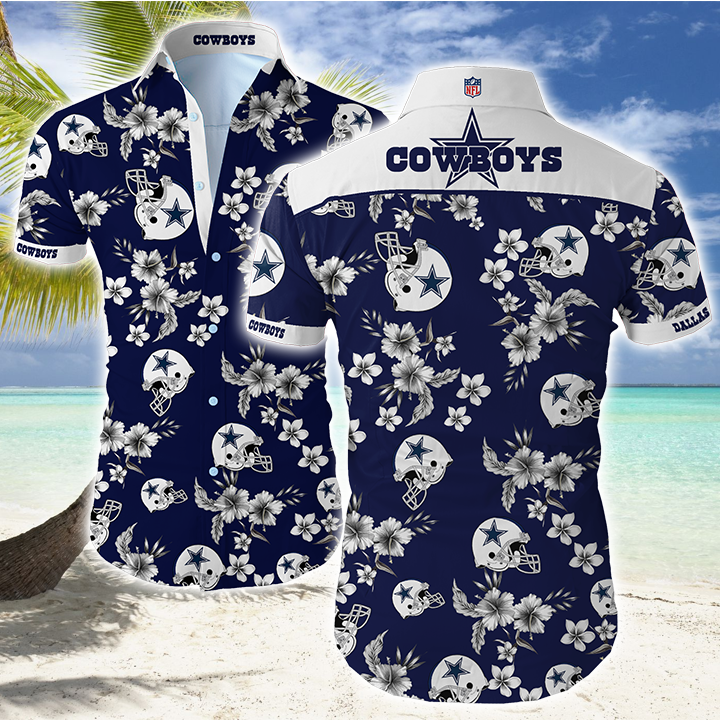 Dallas Cowboys Hawaiian Shirt Summer Button Up Dallas Cowboys Hawaiian Shirt Summer Button Up