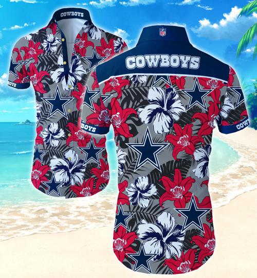 Dallas Cowboys Hawaiian Shirt Summer Button Up Dallas Cowboys Hawaiian Shirt Summer Button Up
