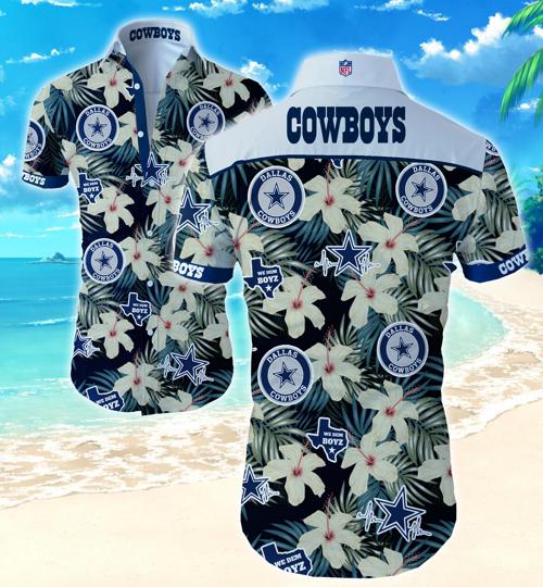 Dallas Cowboys Hawaiian Shirt Summer Button Up Dallas Cowboys Hawaiian Shirt Summer Button Up