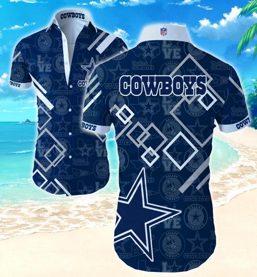 Dallas Cowboys Hawaiian Shirt Summer Button Up Dallas Cowboys Hawaiian Shirt Summer Button Up