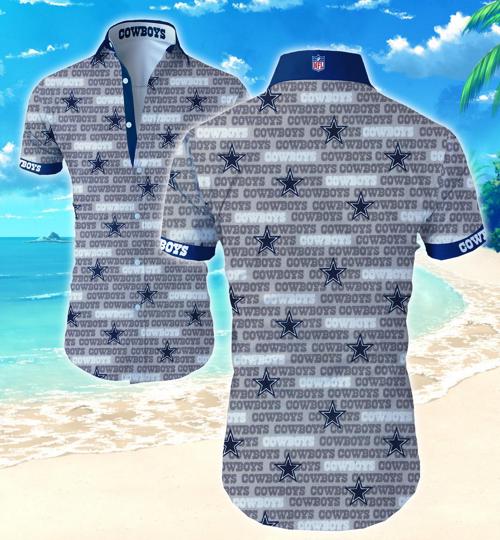 Dallas Cowboys Hawaiian Shirt Summer Button Up Dallas Cowboys Hawaiian Shirt Summer Button Up