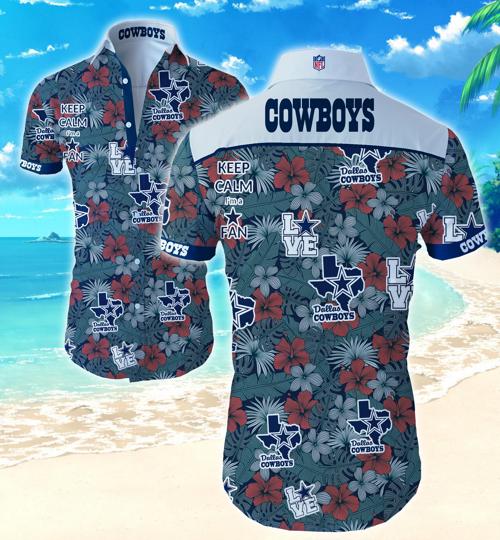 Dallas Cowboys Hawaiian Shirt Summer Button Up Dallas Cowboys Hawaiian Shirt Summer Button Up