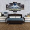 Dallas Cowboys Stadium 2 - Sport 5 Panel Canvas Art Wall Decor