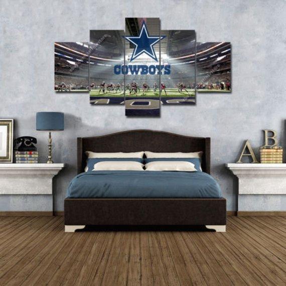 Dallas Cowboys Stadium 2 - Sport 5 Panel Canvas Art Wall Decor Dallas Cowboys Stadium 2 - Sport 5 Panel Canvas Art Wall Decor