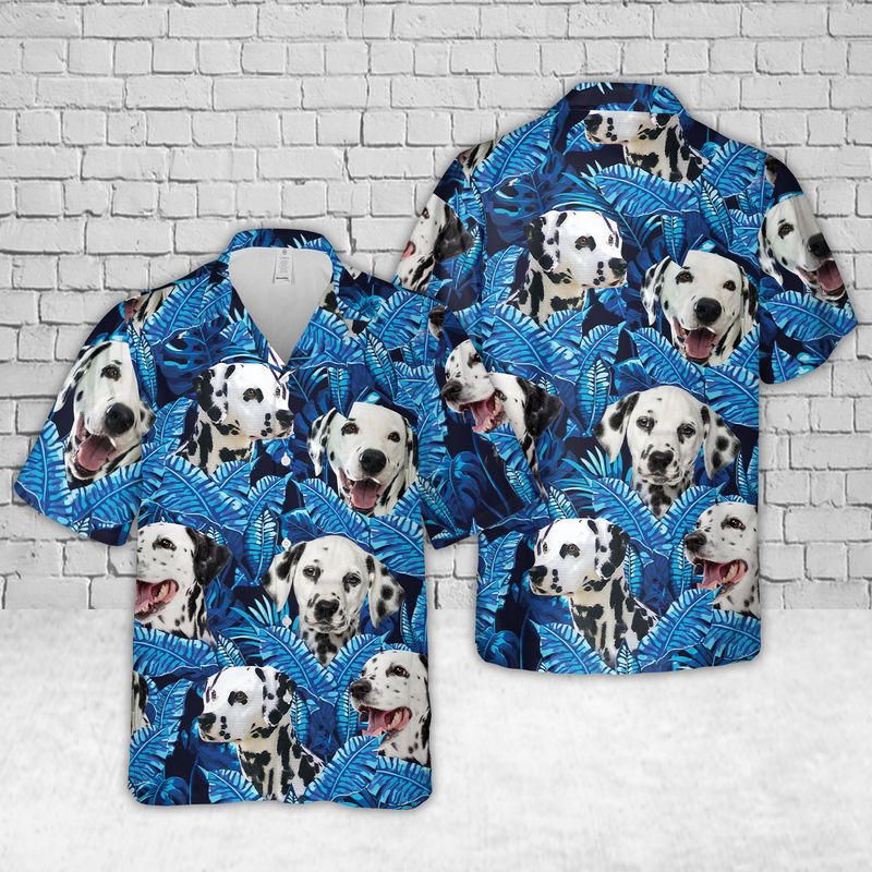 Dalmatian Dog Hawaiian Shirt Dalmatian Dog Hawaiian Shirt
