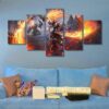 Darksiders - Gaming 5 Panel Canvas Art Wall Decor
