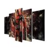 Deadpool - Movie 5 Panel Canvas Art Wall Decor