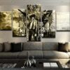 Death Note Art - Anime 5 Panel Canvas Art Wall Decor