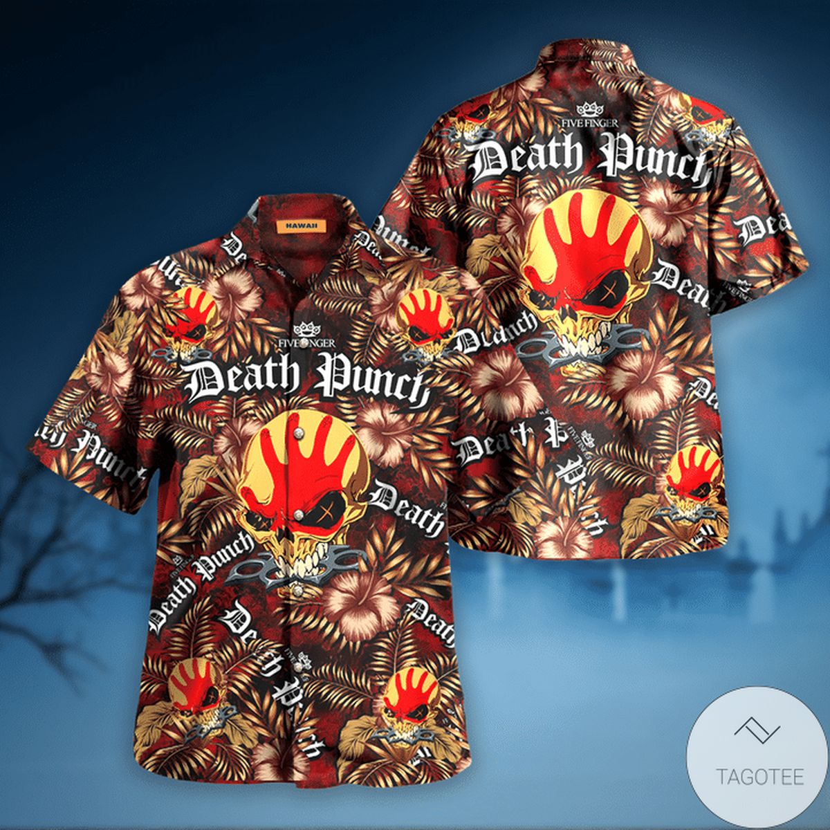 Death Punch Hawaiian Shirt Death Punch Hawaiian Shirt