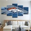 Denver Broncos 15- Sport 5 Panel Canvas Art Wall Decor