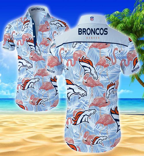 Denver Broncos Hawaiian Shirt Summer Button Up Denver Broncos Hawaiian Shirt Summer Button Up
