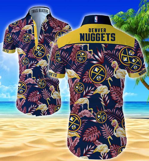 Denver Nuggets Hawaiian Shirt Summer Button Up Denver Nuggets Hawaiian Shirt Summer Button Up