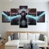 Diablo Iii: Reaper Of Souls - Movie 5 Panel Canvas Art Wall Decor