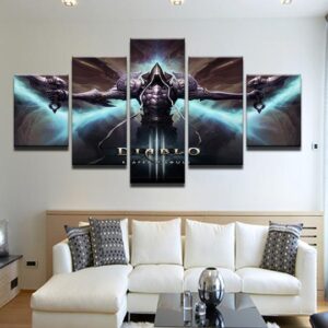 Diablo Iii: Reaper Of Souls - Movie 5 Panel Canvas Art Wall Decor