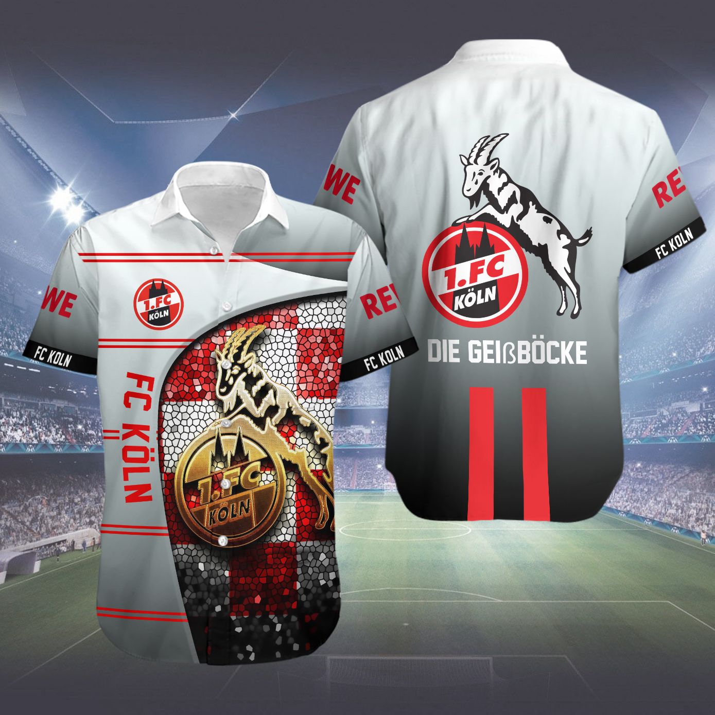 Die Geibocke Fc Koln Hawaiian Shirt Die Geibocke Fc Koln Hawaiian Shirt