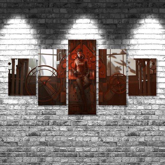 Dishonored - Gaming 5 Panel Canvas Art Wall Decor Dishonored - Gaming 5 Panel Canvas Art Wall Decor