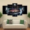 Dj Marshmello In Concert - Music 5 Panel Canvas Art Wall Decor
