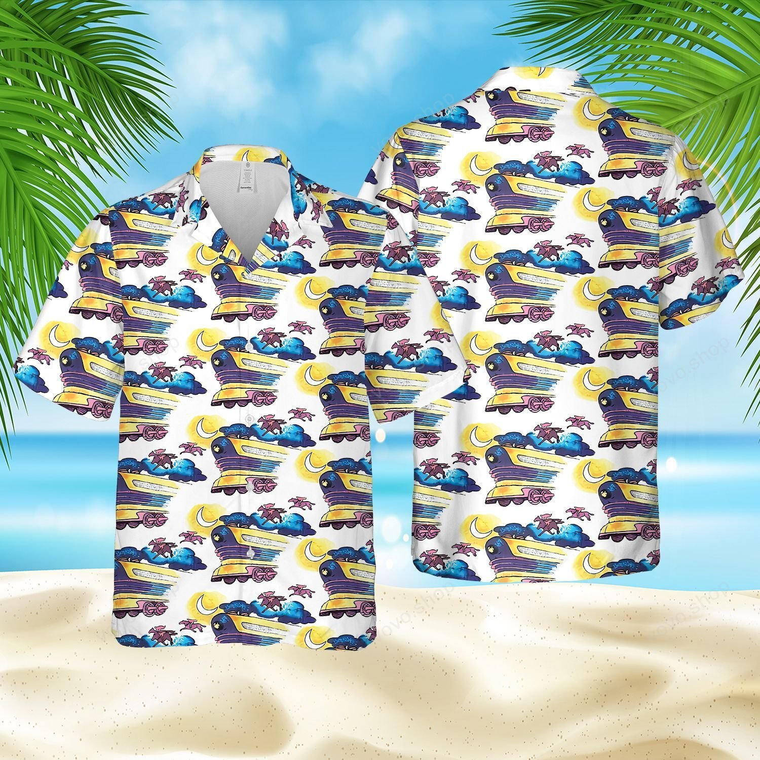 Doc Brown Back To The Future Hawaiian Shirt Short Doc Brown Back To The Future Hawaiian Shirt Short