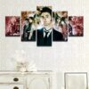 Doctor Who David Tennant - Movie 5 Panel Canvas Art Wall Decor