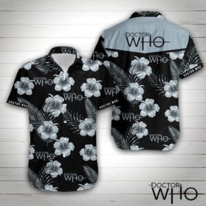 Doctor Who Hawaiian Shirt Summer Button Up
