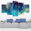 Doctor Who Tardis 1 - Movie 5 Panel Canvas Art Wall Decor