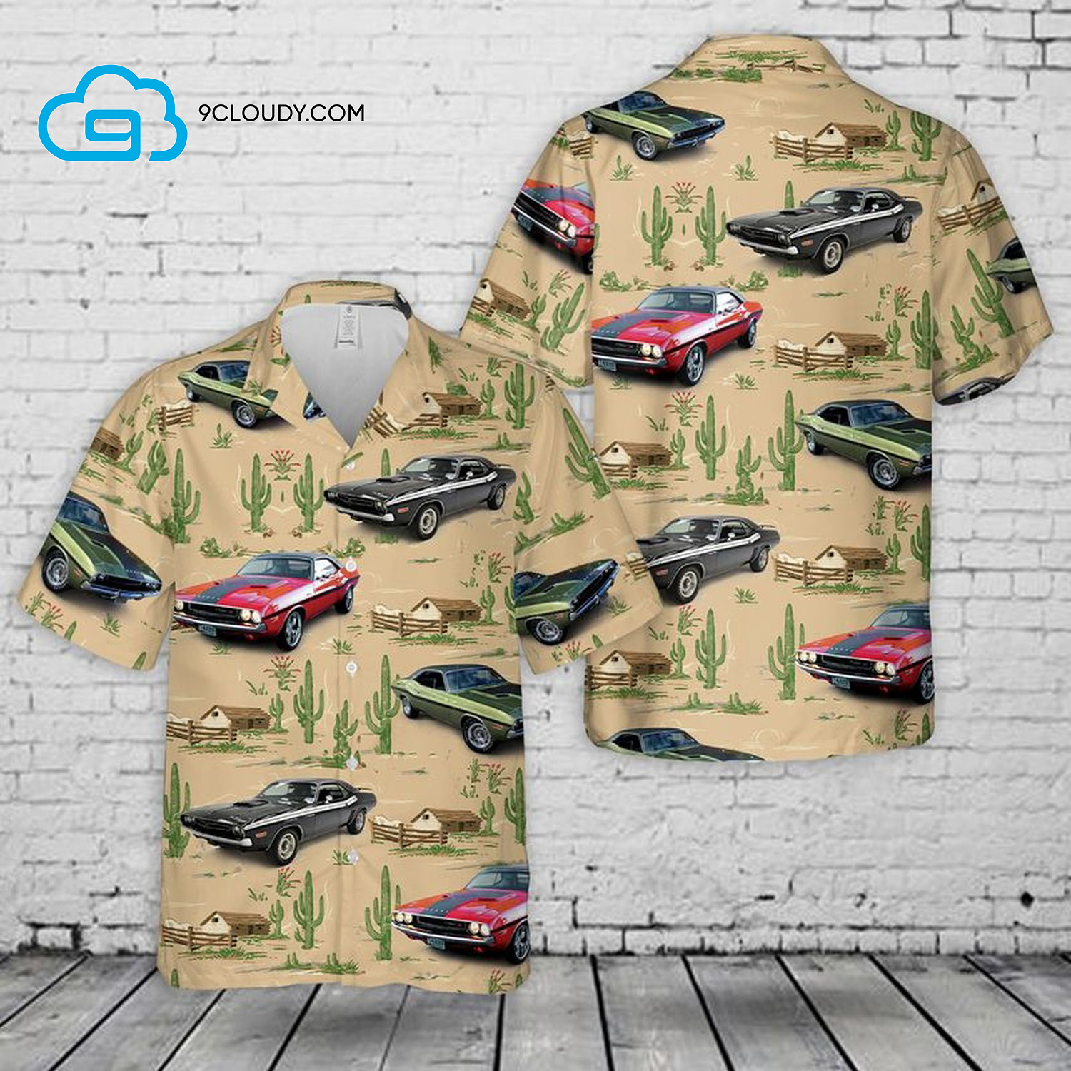 Dodge Challenger Full Print Hawaiian Shirt Dodge Challenger Full Print Hawaiian Shirt
