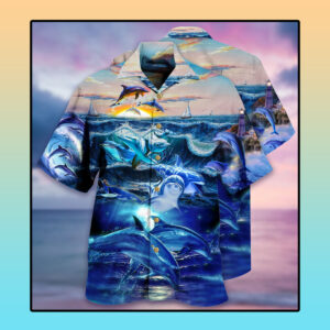Dolphin Ocean Hawaiian Shirt