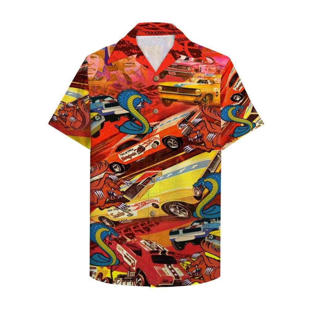 Drag Racing Snake And Mongoose Hawaiian Shirt Drag Racing Snake And Mongoose Hawaiian Shirt