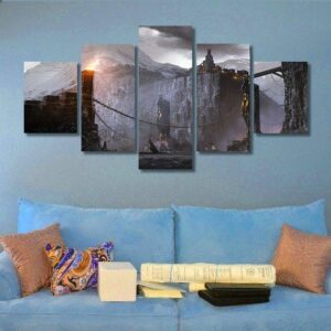 Dragon Age - Gaming 5 Panel Canvas Art Wall Decor