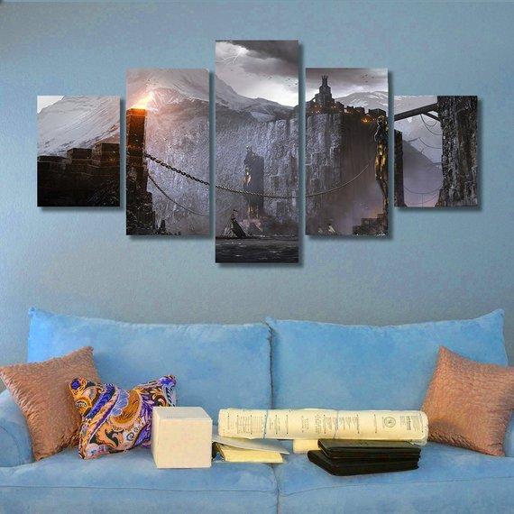 Dragon Age - Gaming 5 Panel Canvas Art Wall Decor Dragon Age - Gaming 5 Panel Canvas Art Wall Decor