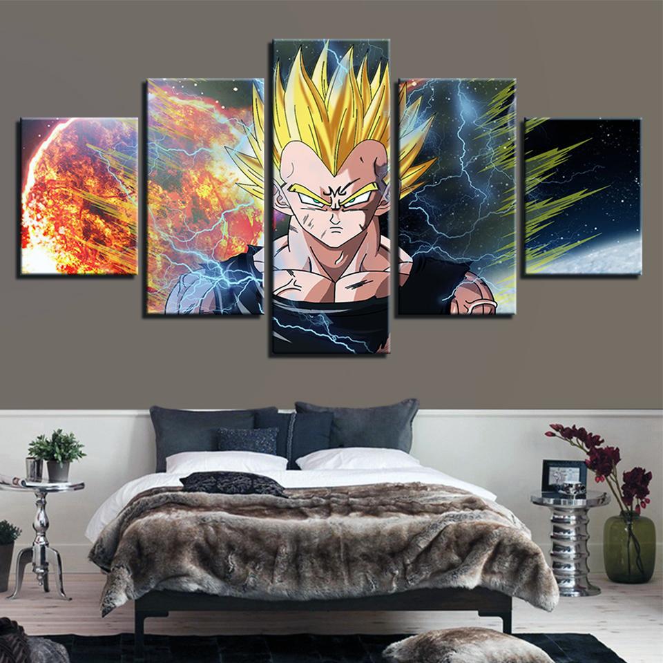 Dragon Ball 30 - Anime 5 Panel Canvas Art Wall Decor Dragon Ball 30 - Anime 5 Panel Canvas Art Wall Decor