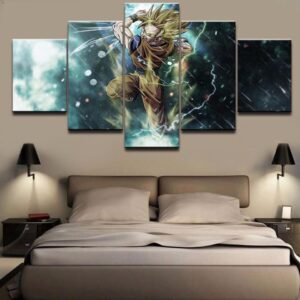 Dragon Ball 55 - Anime 5 Panel Canvas Art Wall Decor