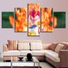 Dragon Ball Frame - Anime 5 Panel Canvas Art Wall Decor