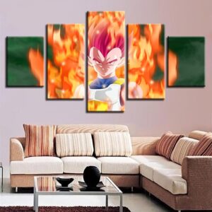 Dragon Ball Frame - Anime 5 Panel Canvas Art Wall Decor