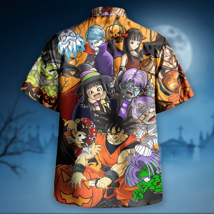 Dragon Ball Halloween Hawaiian Shirt Dragon Ball Halloween Hawaiian Shirt