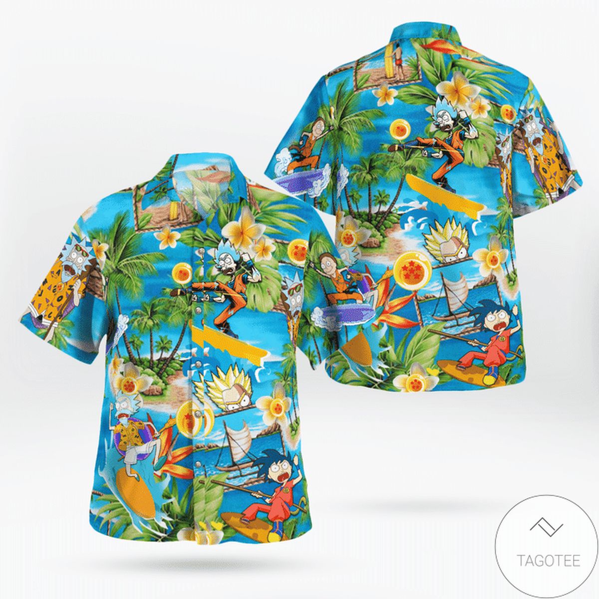 Dragon Rick And Morty Hawaiian Shirt Dragon Rick And Morty Hawaiian Shirt